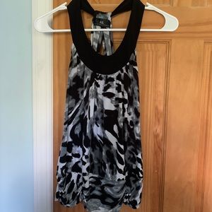 Leopard print tank top